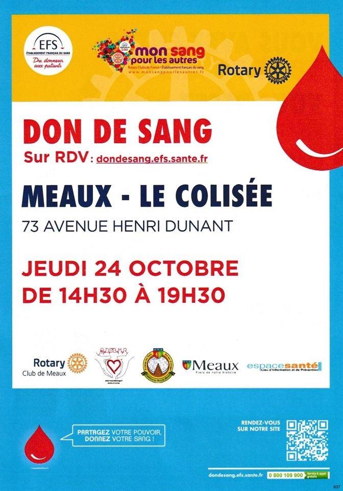 Affiche mon sang pour les autres